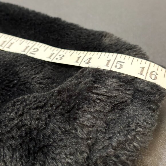 Jou Jou Girls Black Faux Fur Hooded Jacket Size Small (8) - Picture 10 of 10